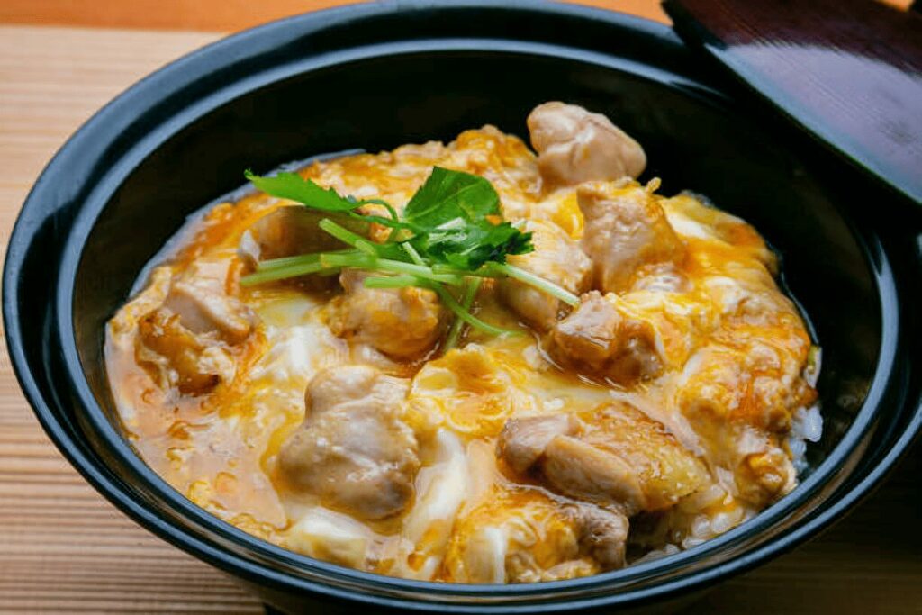 Oyakodon egg chicken recipe