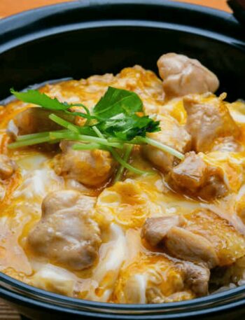 Oyakodon egg chicken recipe