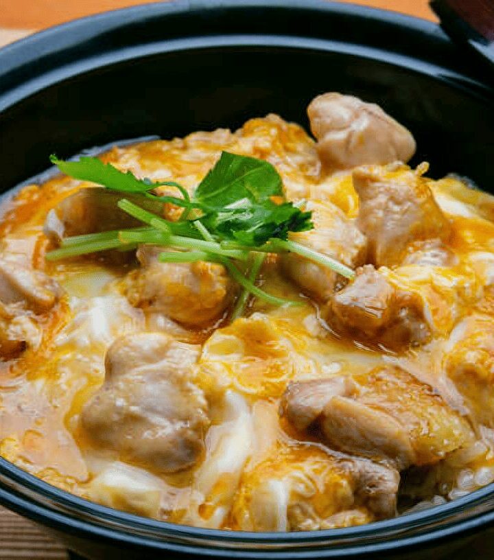 Oyakodon egg chicken recipe