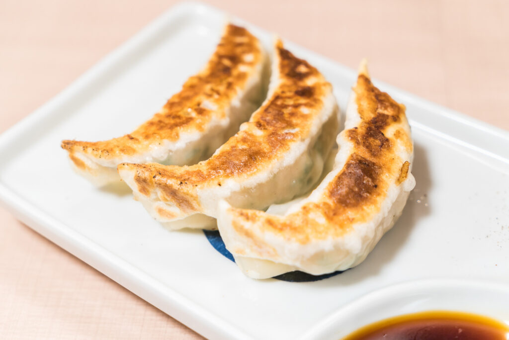 fried dumplings chicken gyoza recipe