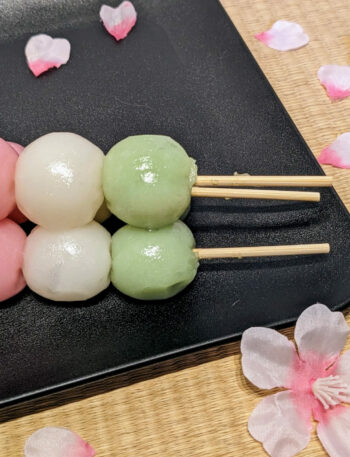 Hanami dango, japanese desserts, dango, dango recipe