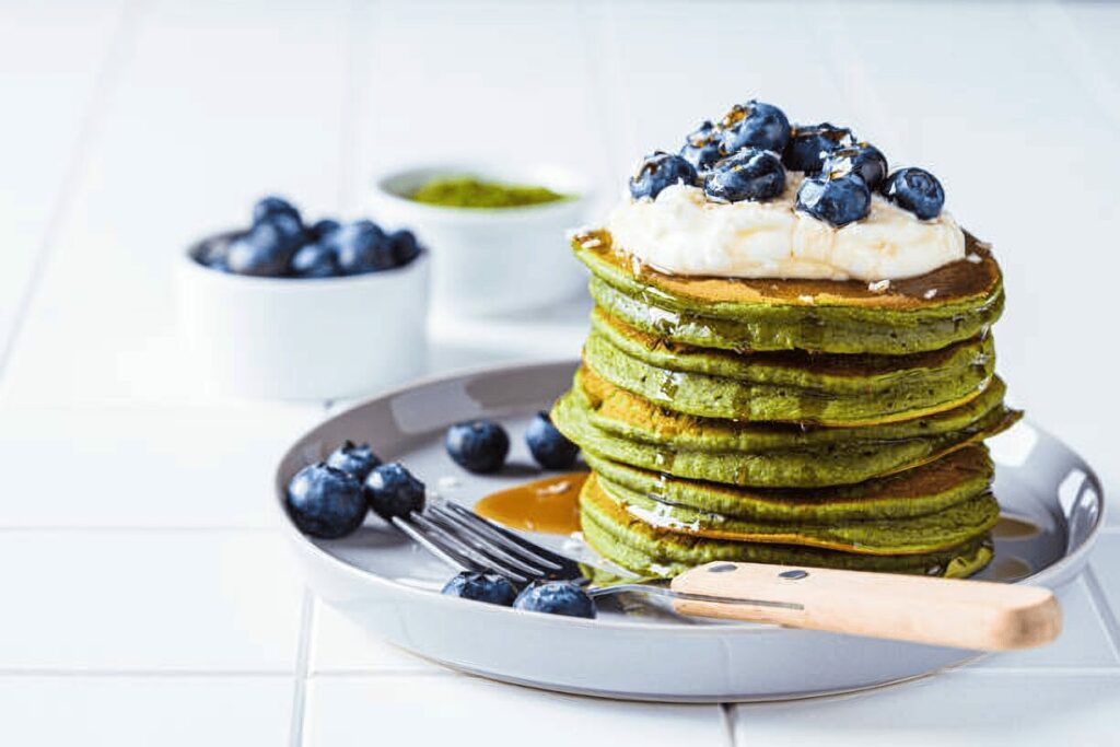 Japanese Matcha pancake