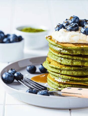 Japanese Matcha pancake