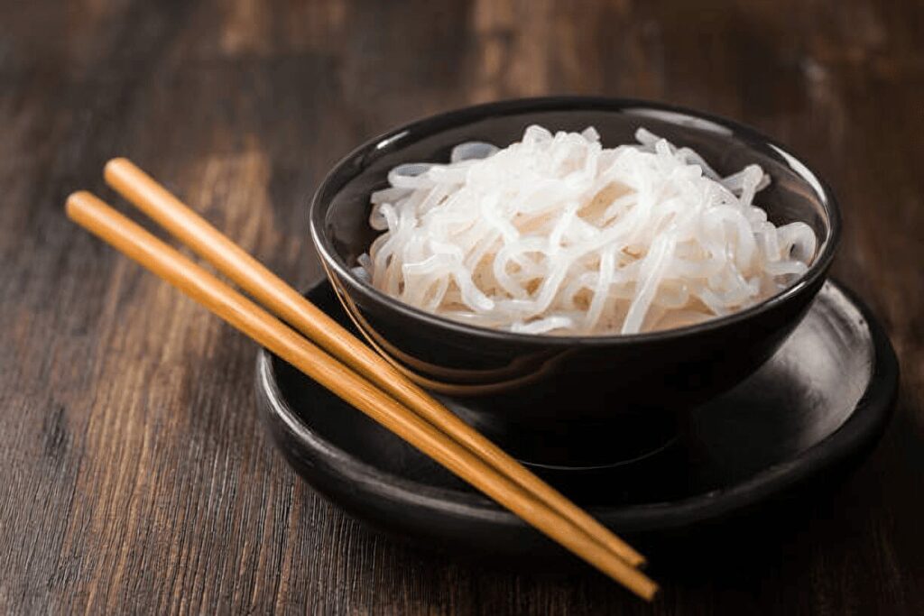 Konjac noodle japanese foods