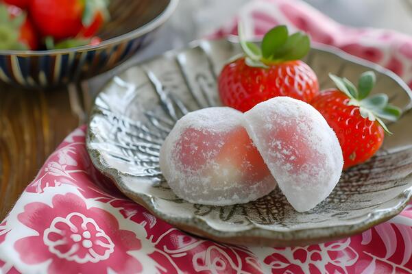 Strawberry Mochi