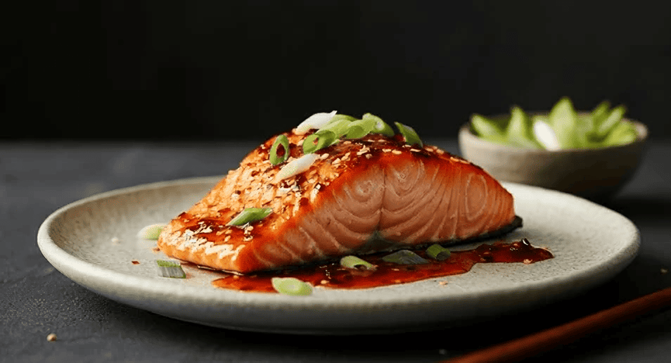 Teriyaki Salmon Japanese recipe, Salmon teriyaki japanese recipes, salmon teriyaki, teriyaki salmon recipe, Japanese recipes, easy Japanese recipes, dashi recipe, quick teriyaki salmon