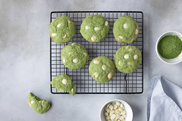 White Chocolate Matcha Cookies recipe, Japanese recipes