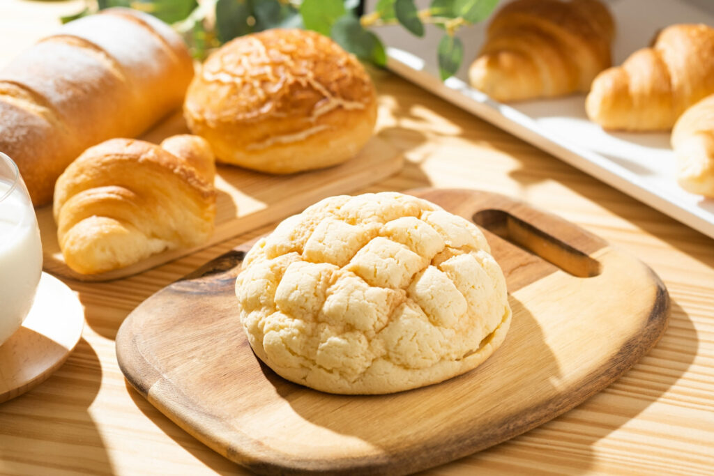 melonpan, melon pan, melon bread, melon bun, melonpan recipe