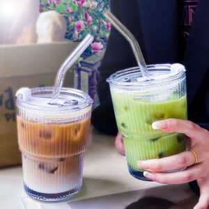 Aesthetic Matcha cup for matcha latte drinkware