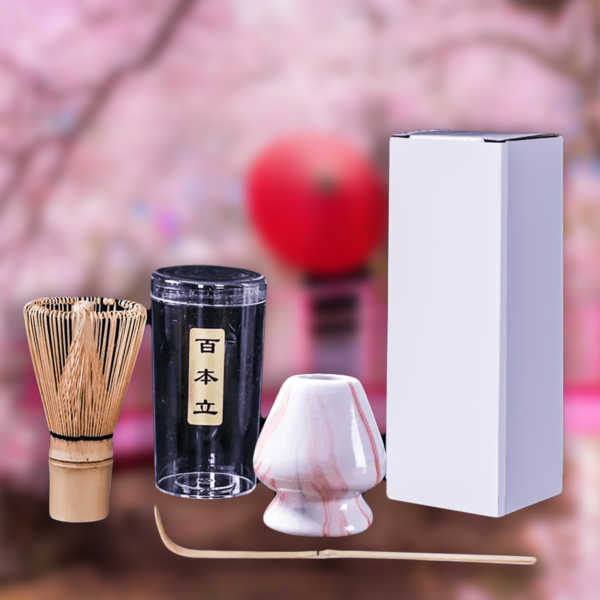 Matcha Whisk Set pink