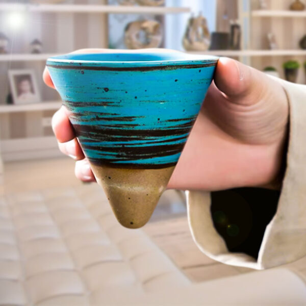 ceramic mug blue