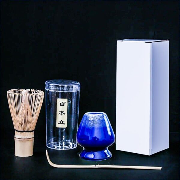 3pcs Japanese Matcha Whisk Set, Traditional Bamboo Matcha Spoon, Whisk and Holder for Latte, Tea Ceremony and Daily Rituals - Image 7
